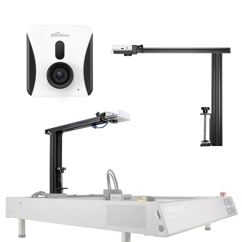 Mintion Lasercam for Laser Engraver/Cutter | LightBurn Camera | LightBurn Wireless Brigde | Remote Monitor & Control | Positioning