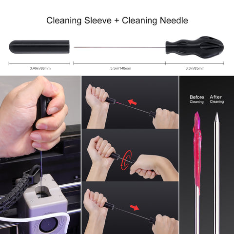 3D Printer Tool Kit for 3D Printing, Comprehensive 3D Printer Maintenance Tool Kit