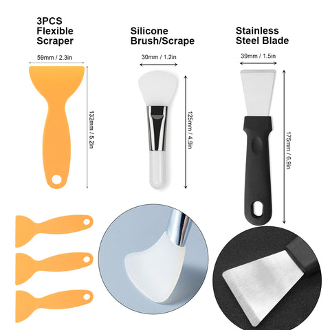 Resin 3D Printer Cleaning Kit, 40PCS Resin 3D Printer Accessories Tool Kit