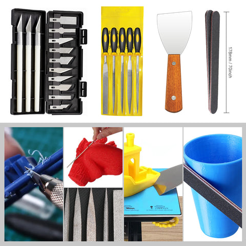 3D Printer Cleaning Kit, Multi-Purpose Pro Grade 3D Printer Tool Kit