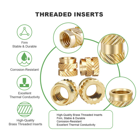 500 Pcs Threaded Insert Kits