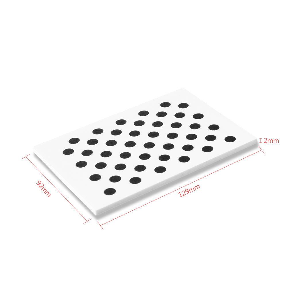 3PCS Acrylic Calibration Card Circles Pattern Card for Laser Camer