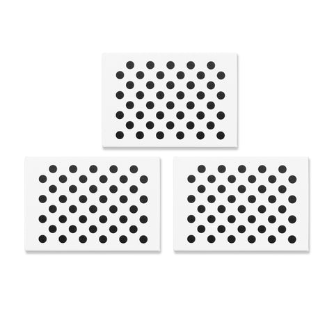 3PCS Acrylic Calibration Card | Circles Pattern Card | for Laser Camera Calibrate in LightBurn