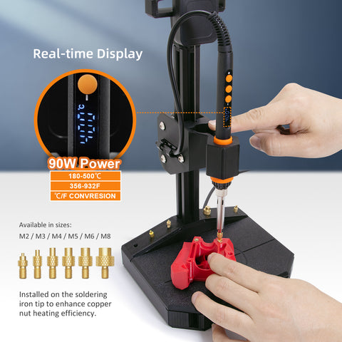 Professional Heat Insert Press Kit for 3D Printing
