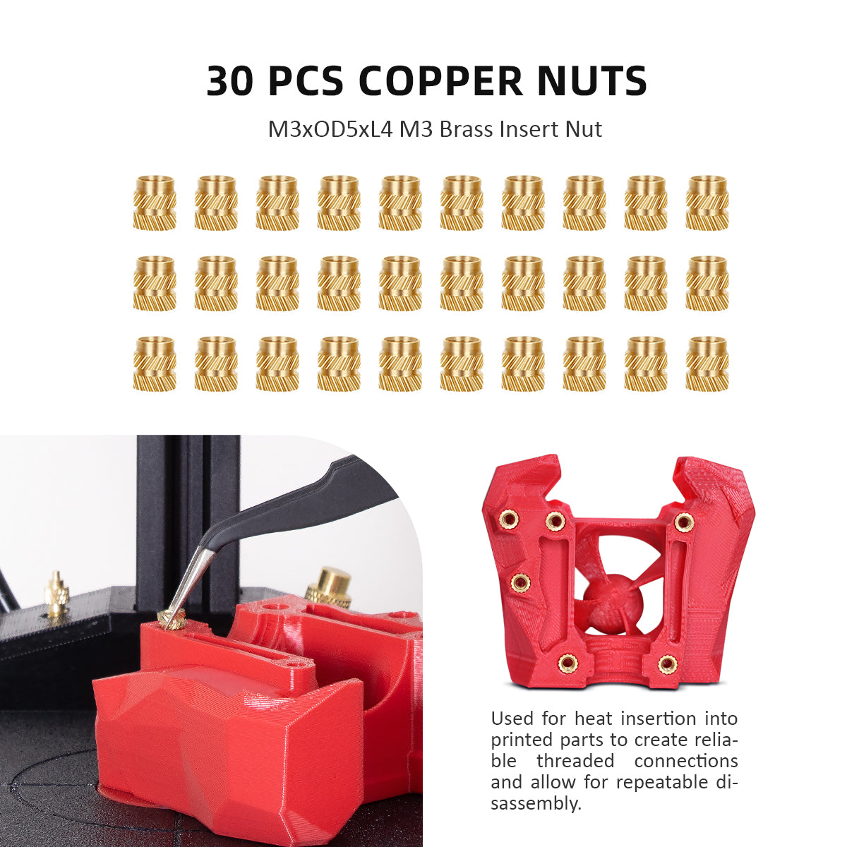 Professional Heat Insert Press Kit for 3D Printing – Mintion