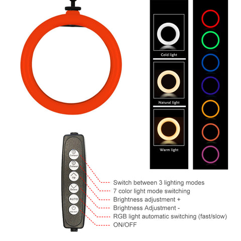 RGB LED Ring Light for Beagle Camera, Beagle V2 Camera